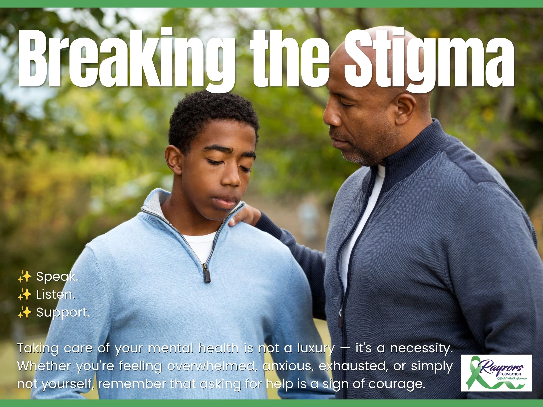 Back to school breaking the stigma